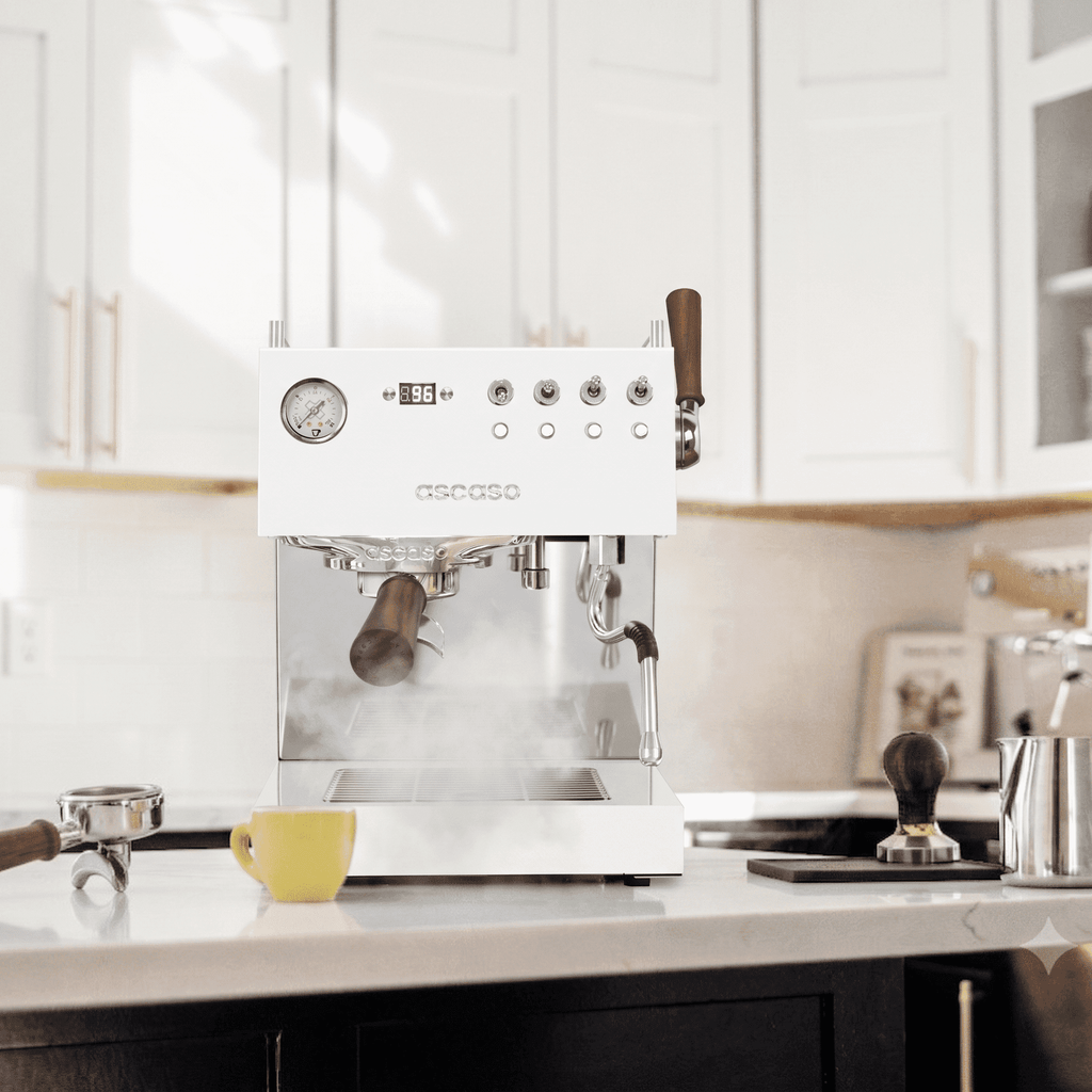Ascaso Steel DUO PLUS PID Espresso Machine - White