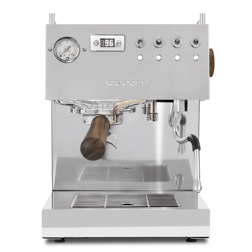 Ascaso Steel DUO PID Espresso Machine – Dual Thermoblock, Programmable, 120V (Inox)