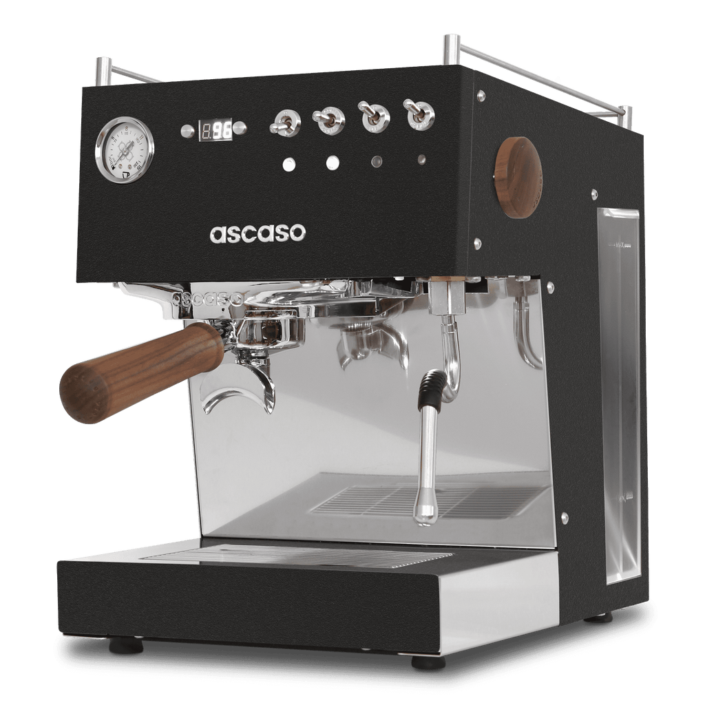 Ascaso Steel DUO PID Espresso Machine – Dual Thermoblock, Programmable, 120V (Black)