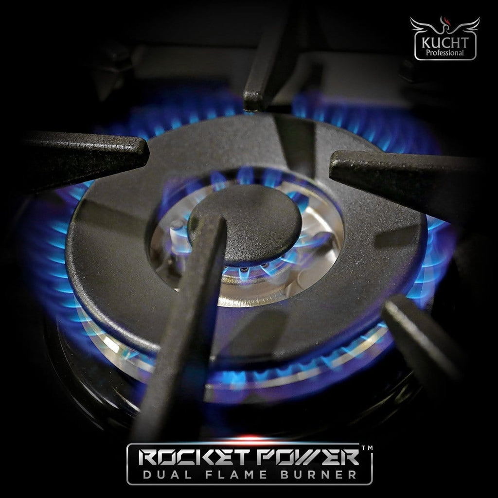 Kucht 30" Gas Range in Stainless Steel with Green Oven Door, KNG301-G