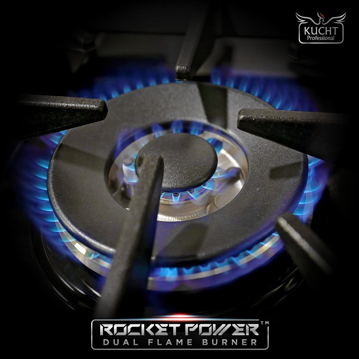 Kucht 36" Gas Range, Stainless Steel with Green Oven Door, KNG361-G