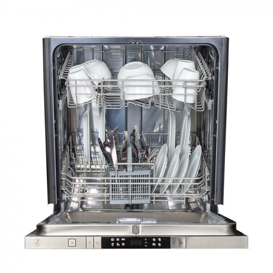 ZLINE 24" Dishwasher in Blue Matte and Traditional Style Handle, DW-BM-24