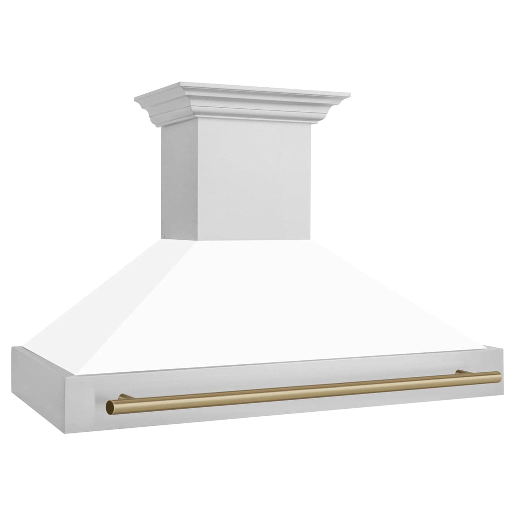 ZLINE 48" Autograph Stainless Wall Range Hood, 8654STZ-WM48-CB