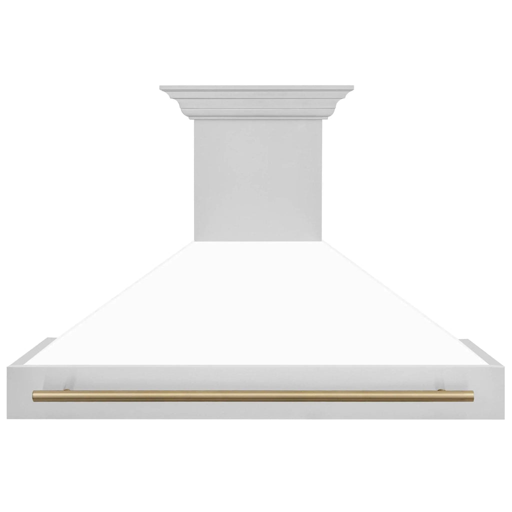 ZLINE 48" Autograph Stainless Wall Range Hood, 8654STZ-WM48-CB