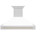 ZLINE 48" Autograph Stainless Wall Range Hood, 8654STZ-WM48-G